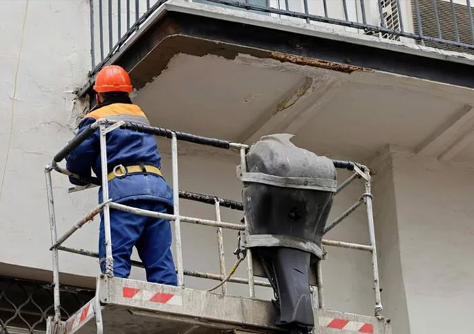 Rénovation complète de façade à Cognac